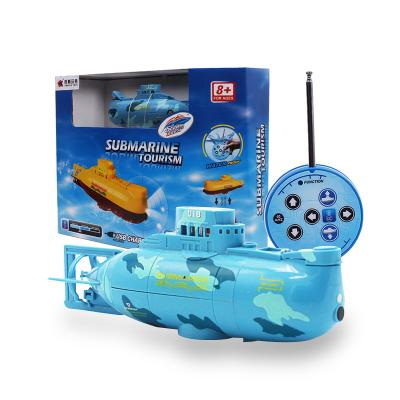 China RC Hobby Radio Control Toys Boat Submersible ABS Waterproof 70M Remote Control Sightseeing RC Submersible Toy for sale