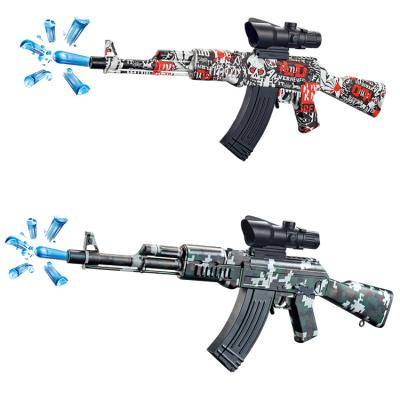 China Hot Selling Automatic Gel Ball Sandblaster Kid's Amazon Splatter Gel Toy Gun Electric Ball Blaster Automatic Gun for sale