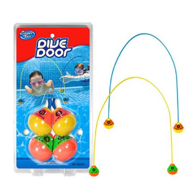 China 2022 Hot Selling Plastic Swimming Training Dive Door For Kids Swimming Pool Dive Game Diving Toys For Children for sale