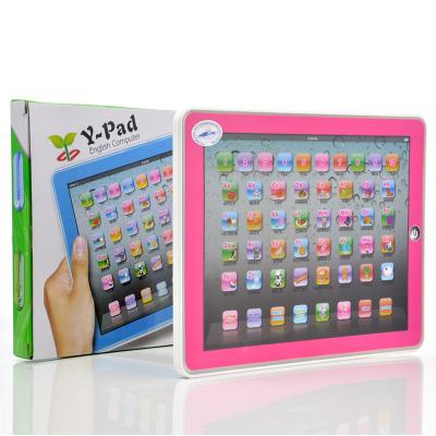 China Y Educational Electric English Pad Children Rechargeable Laptop for Sale Modern English Baby Toys Education YPAD for sale