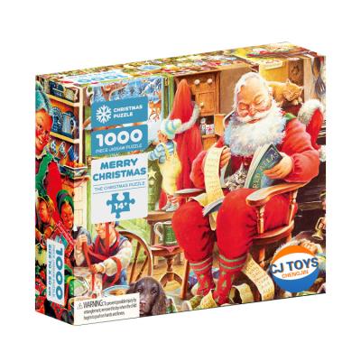 China DIY TOY 1000 Toy Paper Christmas Diy Puzzles For Adults And Children for sale