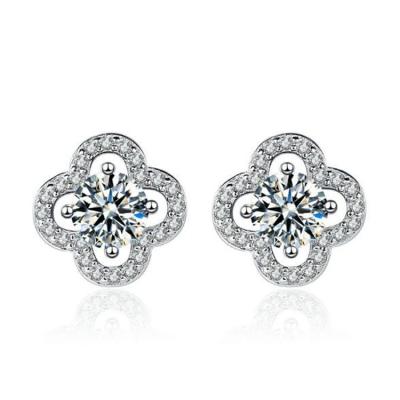 China Other best selling goods using chinar design fashionable silver stud earrings for sale