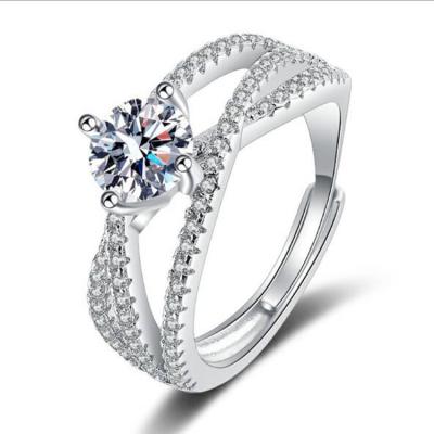 China Quality Guaranteed CLASSIC Unique Modern Silver Rings For Women Jewelry Vendors for sale