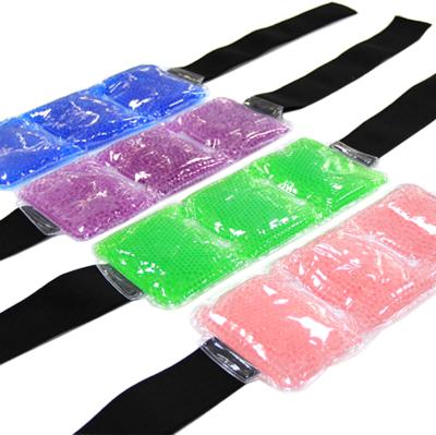 China Soft Moving Gel Beads Localized Relief For Aches And Pains Reusable Soft Moving Gel Bead Hot Cold Back Joint Wrap for sale