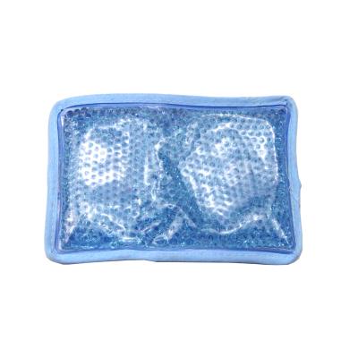 China Plush Bearing Knee Cold Wrap High Quality Cooling Gel Small Beads Cold Wrap for sale