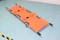 China Portable Medical Emergency Folding Stretcher With Heavy Duty Handle Carrying Case zu verkaufen