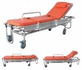 China ISO CE Approved Aluminum Alloy First Aid Ambulance Stretcher Litter Foldaway With Wheels for sale