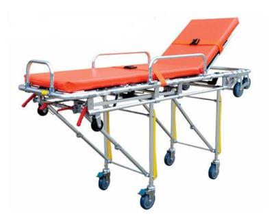 China Factory Wholesale Hospital Aluminum Alloy Stretcher Transport Ambulance Stretcher for emergency for sale