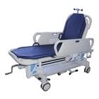 China Hydraulische multifunctionele trolley-stretcher ABS noodambulance-stretcher voor ziekenhuisgebruik Te koop