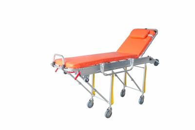 China Embarque automático ajustável de dobramento da altura do trole 40kg da maca da ambulância de 190 x de 55 X de 92CM à venda