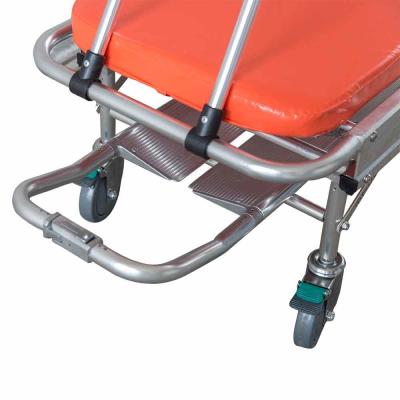 China ODM paciente de la carretilla de aluminio de H500mm de la aleación de la ambulancia del ensanchador durable de la cama en venta