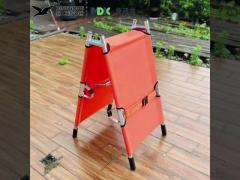 Light Two Fold Stretcher Aluminium Alloy Frame Oxford Cloth