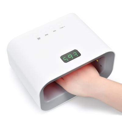 China Drying UV Gel Red Light Polish Skin Whitening Manicure Nail Light Curing All Nail Gel 90W UV Led Nail Lamp for sale