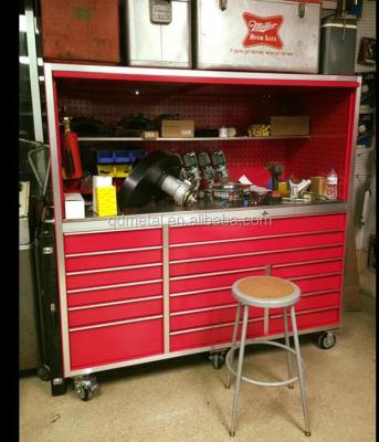 China 2016 Iron Garage Cabinets and Storage Us Tool Box Parts Metal Tool Cabinet/Roller Tool Chest/General Metal Tool Box With Hutch Made In China for sale