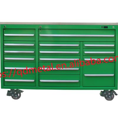 China Garage Tool Cabinet Tool Chest Hutch Workbench Durable Steel Combo Tool Cabinet for sale