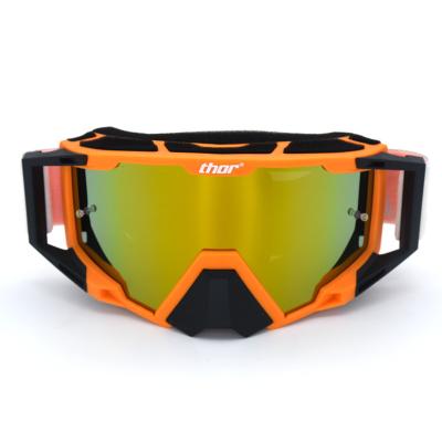 China Colorful THOR Anti Fog Motorcross Bike Goggles Anti Fog 2021 Custom Motorcycle MX Motocross Goggles for sale