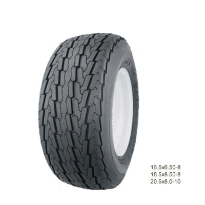 China 8inch Low Profile Trailer Tire 16.5x6.5-8 18.5x8.5-8 8inch for sale