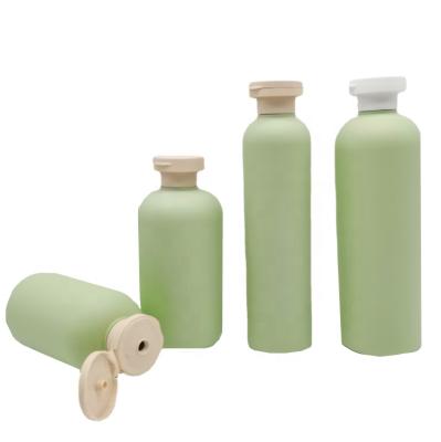 China Custom Empty Refillable Squeeze Refillable PE Shampoo Bottle 200ml 260ml 300ml 400ml 500ml Plastic Lotion Bottle for sale