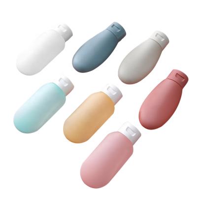 China Custom refillable plastic bottle logo cosmetic refillable lotion bottle packaging30ml 60ml100mlSqueeze shampoo for sale