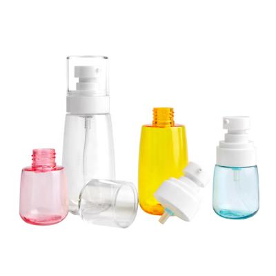 China Portable Refillable Refillable Pump Bottle30ml 60ml 80ml100ml Cosmetic Empty Spray Lotion Plastic Bottle for sale