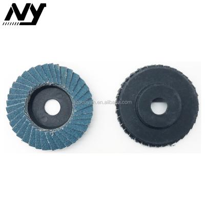 China Soft Zirconia Oxide Ceramic Angle Grinding Flower Green Adhesive Radial Flap Disc for sale