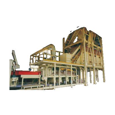 China Full Automatic Bagasse MDF Production Line Medium Particle Board Making Machine for sale