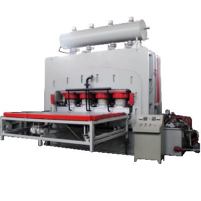 China To Veneer Board Partical board/MDF/PLYWOOD Short Cycle Melamine Laminating Hot Press Machine for sale