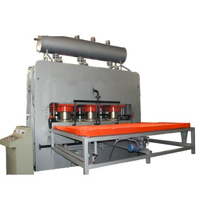 China To Veneer 6*12 Feet Particle Board Hot Press Machine / Short Cycle Melamine Laminating Hot Press Machine for sale