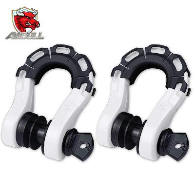 China Heavy Industry Heavy Duty D-Ring Shackle Off Road Rugged Shackles Bow Shackle for sale