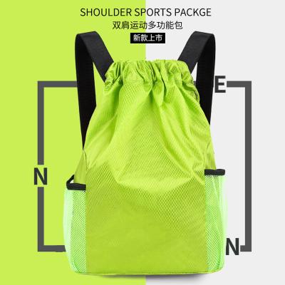 China Waterproof Custom Design Portable Foldable Gym Beach Unisex Sports Drawstring Bulk Backpack Diving Bags for sale