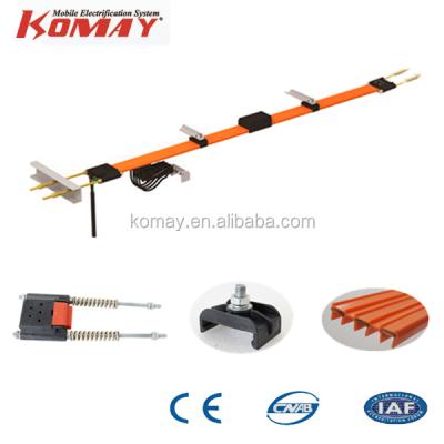 China Single Conductor 4 Pole Indoor Flexible Busbar Insulated Busbar for sale