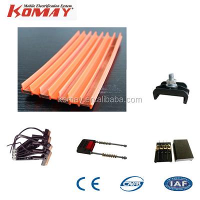 China Cranes Flexible 4P Reel / KOMAY Tro High Safety Crane Busbar for sale