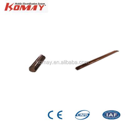 China CT Series Copper Trolley Wire Copper Trolley Overhead Wire for sale