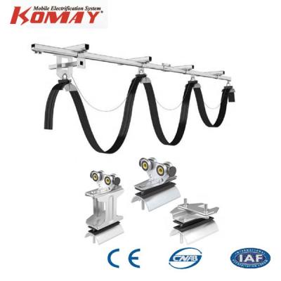 China Crane Komay Heavy Duty Cable Trolley C Rail , C Track Festoon System For Crane for sale