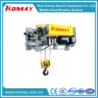 China Low Construction Hoist KOMAY Clear Electric Wire Rope Hoist 2t-20t for sale