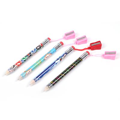 China Hot Selling Promotional Souvenir 1.38cm Diameter Souvenir Wooden Jumbo Pencil With Sharpener for sale