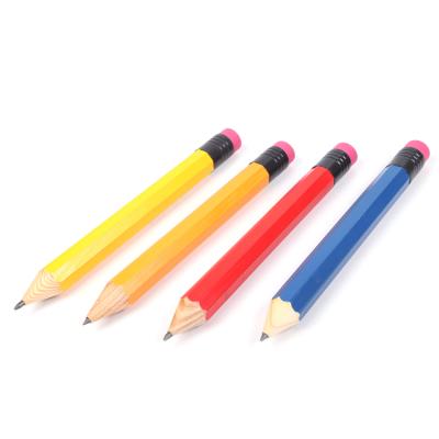 China Souvenir 3.5cm Diameter Super Keepsake Wooden Jumbo Pencil With Eraser for sale