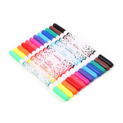 China Drawing & Hot Selling Double Tip Watercolor Art Paint Markers, Multicolor Double Ended Washable Water Color Pens for sale