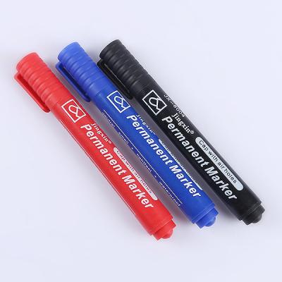 China Low Price PP Plastic Ink Water Resistant Multicolor Permanent Marker With Middle Tip for sale