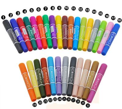 China Oil Based Hot Selling Double Tip Waterproof Permanent Marker Set Multicolor for sale