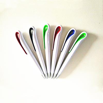 China Pen Promotional Cute Swan Shaped Plastic Twist Ball Pen for sale