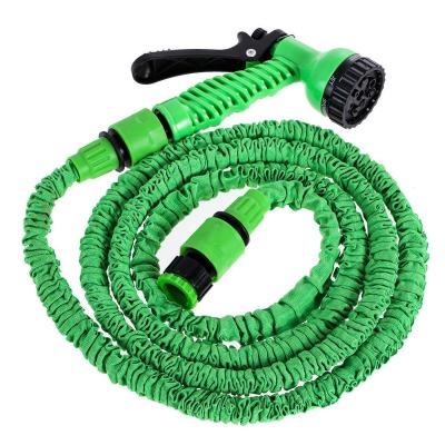 China Multifunctional Water Hose Water Spray Gun High Adjustable Expandable Flexible Plastic Fabric Hose For Car Wash With 6 Types for sale