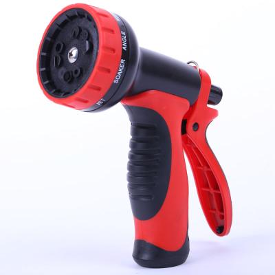 China Car.watering Garden New Design Custom Logo 10 Washing Arrangements Pattern High Pressure Expandable Hose Nozzle Garden Hose Sprayer Garden Hose Gun for sale