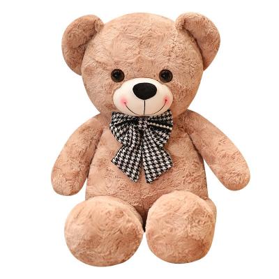 China Hot Selling Customized Plush Teddy Bear With Bow Tie Big Plush Toys Stuffed Bear for sale