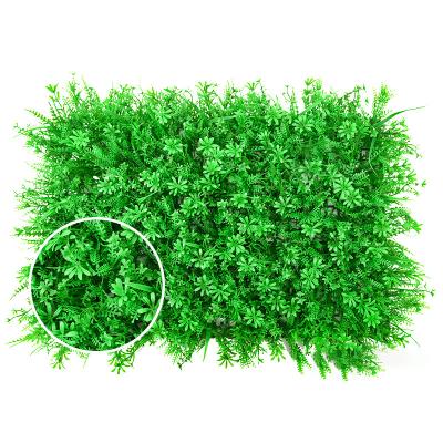 China Outdoor Indoor Decoration Decorative artificial hedge fence Landscape artificial plants wall vertical green wall for sale