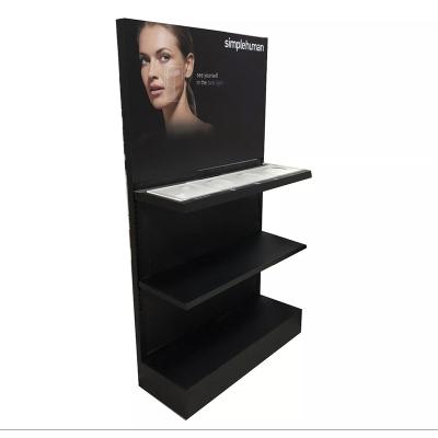 China China Manufacturer Eco-friendly Recyclable Multi Function Metal Display Rack Holder Custom Acrylic Supermarket Shelf Shelves for sale