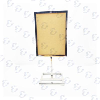 China Wholesale High Quality Eco-friendly Wholesale Low Price Table Stand Metal Stand Table Sign Holder Acrylic Acrylic Menu for sale