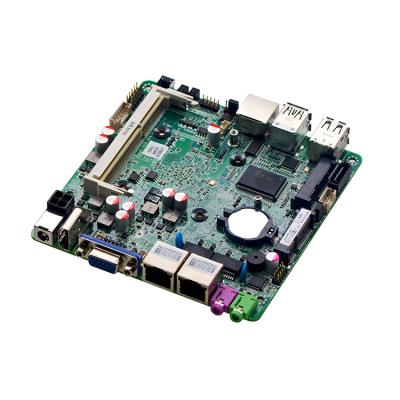 China PC desktop motherboards barebone Ethernet NUC dual core J1900 2 quad lans J1900 Nuc PC motherboards for sale