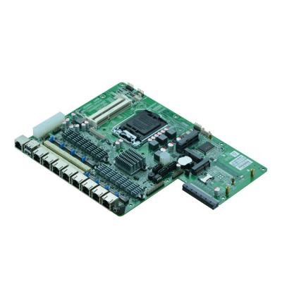 China Core i7/i5/i3/LGA1150 Mini Server/Workstation pfsense Network Motherboard 4 SFP 8 Lans Port PC Pfsense Firewall Motherboard for sale