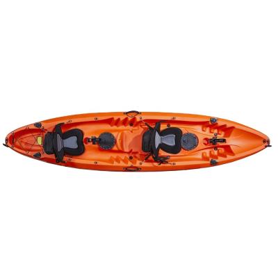 China LLDPE Support Customization Leisure Shape LLDPE Plastic 2 Person Sea Sport Cheap Fishing Kayak for sale